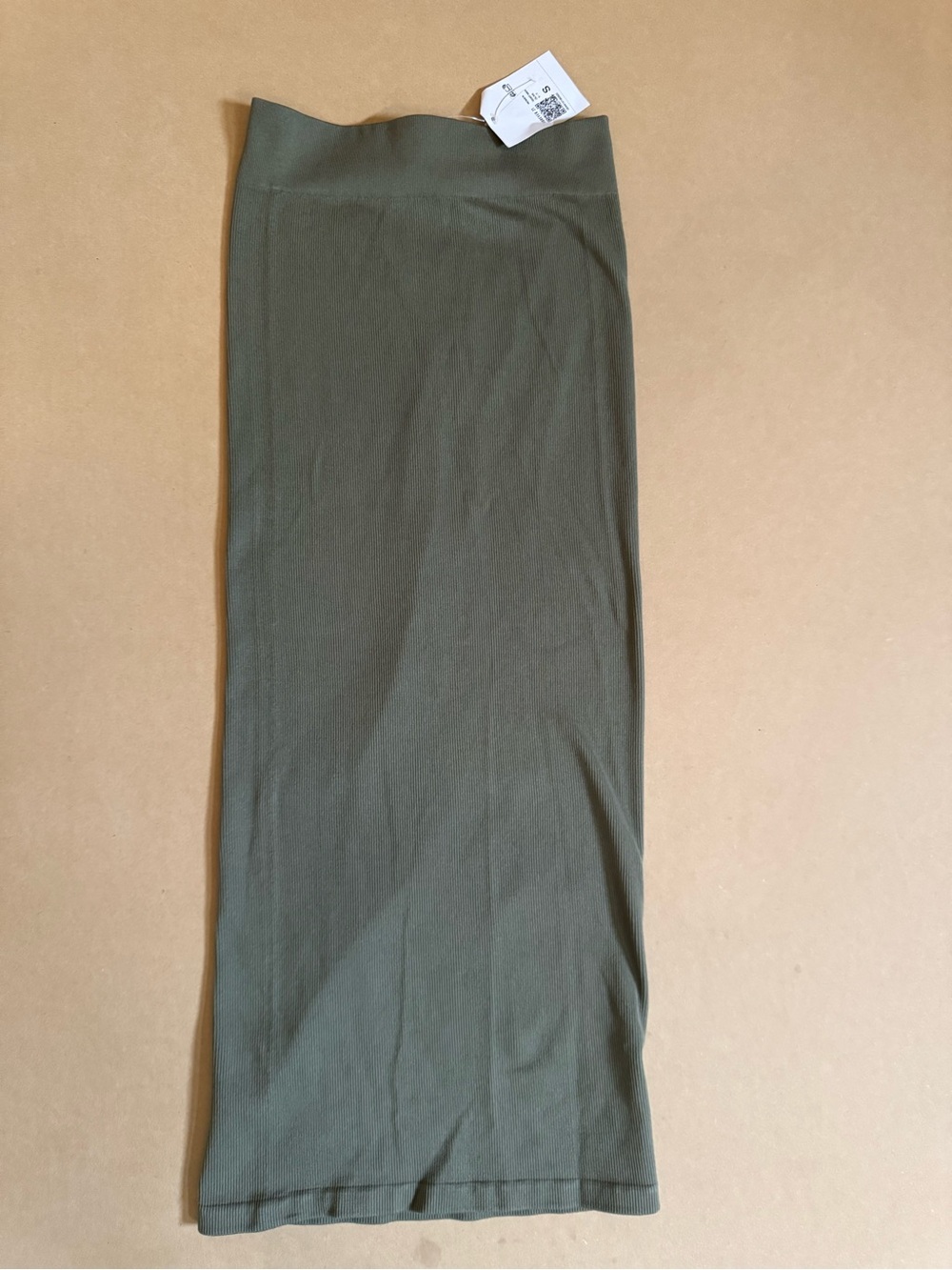 Forever 21 Olive Straight Maxi Skirt